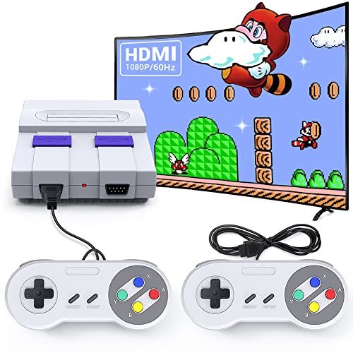 Super Retro Game Console Classic Mini HDMI System with Built in 821 Old School Video Games, Preloaded Entertainment Gaming System, Plug and Play