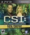 CSI: Crime Scene Investigation: Fatal Conspiracy cover