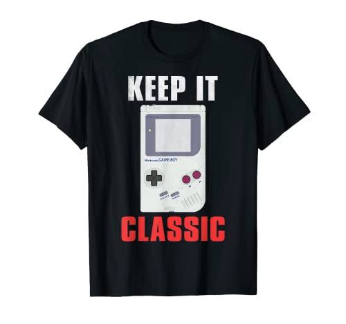 Nintendo Game Boy Keep It Classic Gamer Graphic T-Shirt T-Shirt