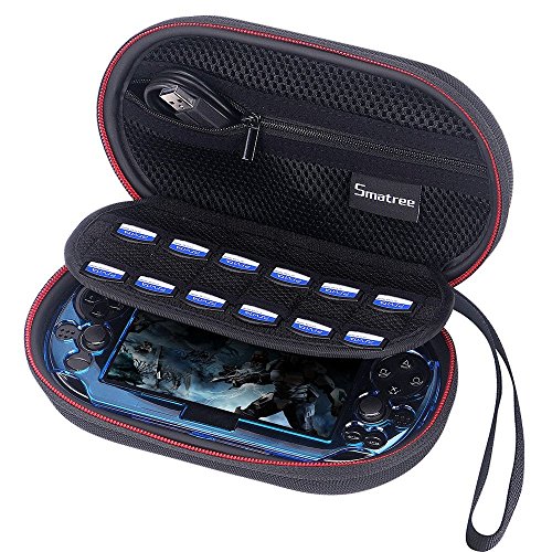 Smatree P100L Carrying Case Compatible for PS Vita 1000, PSV 2000, PS Vita PCH-2000,PSP 3000 with Cover (Console,Accessories and Cover NOT Included)