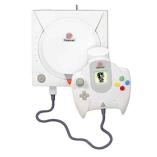 Hallmark Keepsake Christmas Ornament 2023, SEGA Dreamcast Console Musical Ornament With Light, Gifts for Gamers